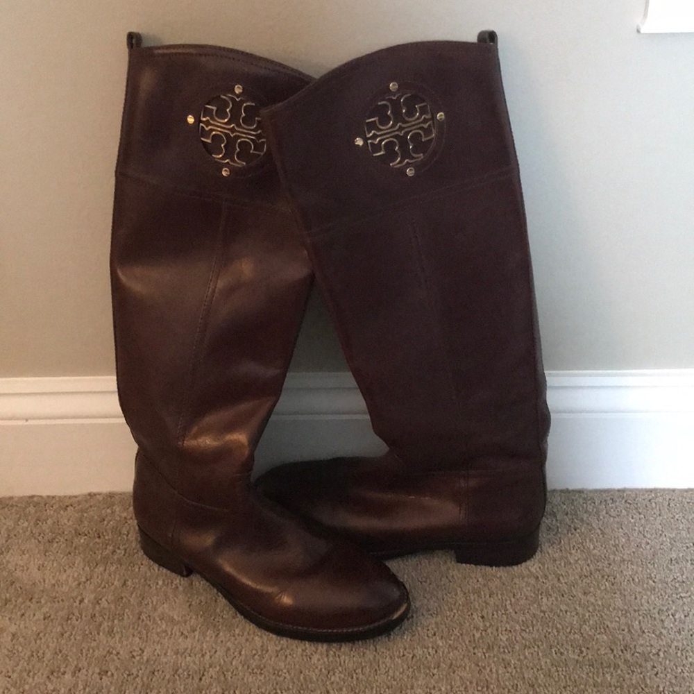Tory Burch almond riding boots